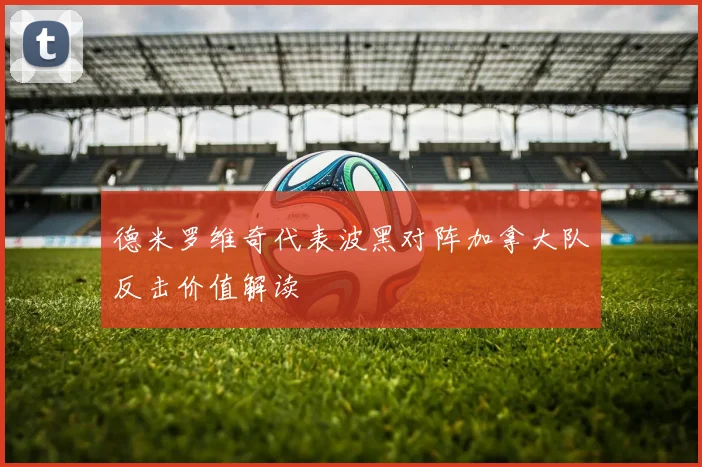 德米罗维奇代表波黑对阵加拿大队反击价值解读